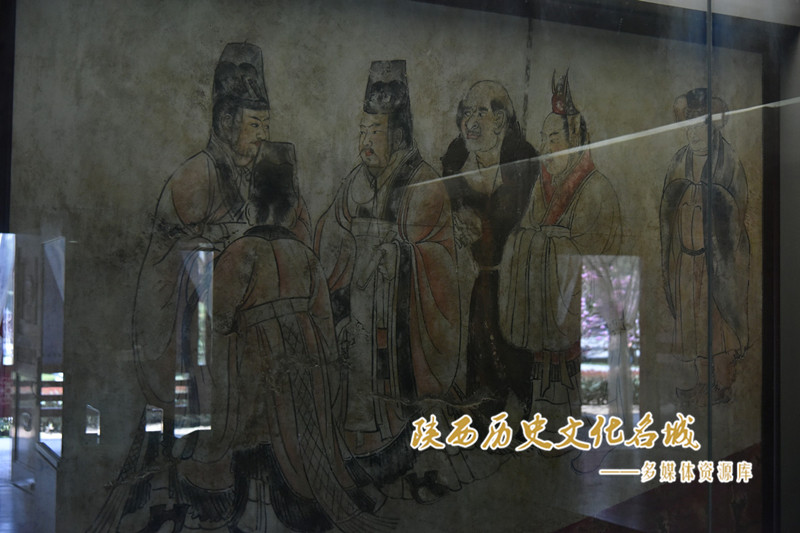 章怀太子墓 客使图