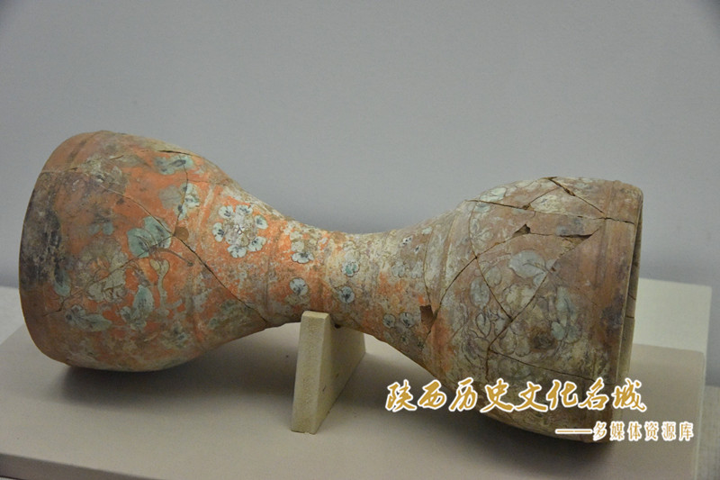 唐惠陵 彩绘陶腰鼓