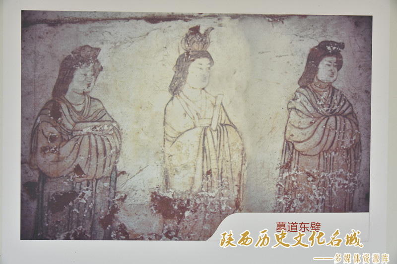 唐惠陵墓道东壁壁画