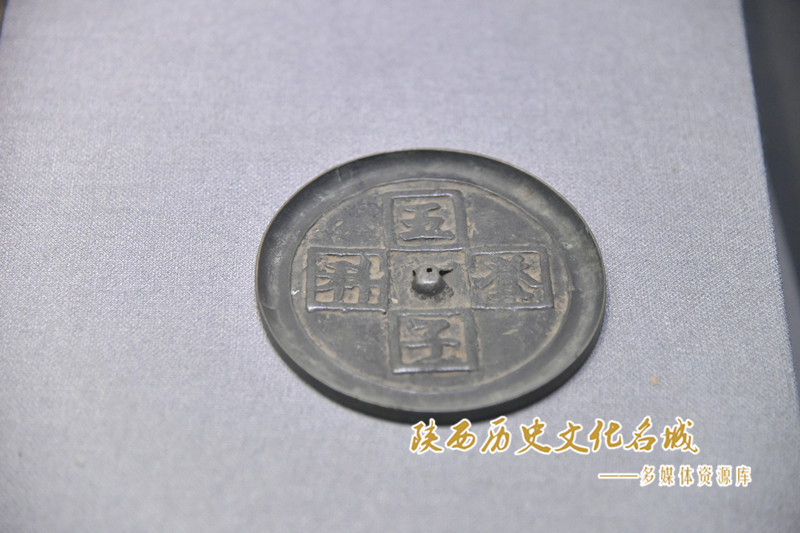清代 五子登科 铜镜
