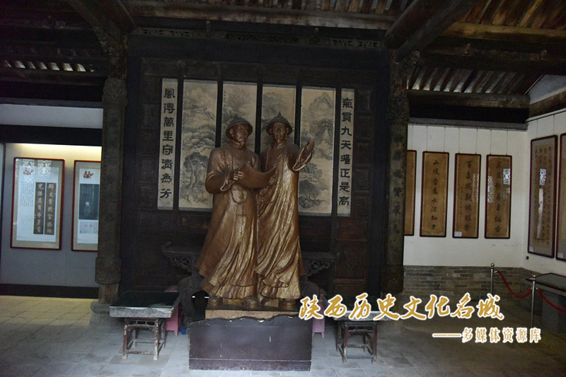 林则徐和王鼎雕塑