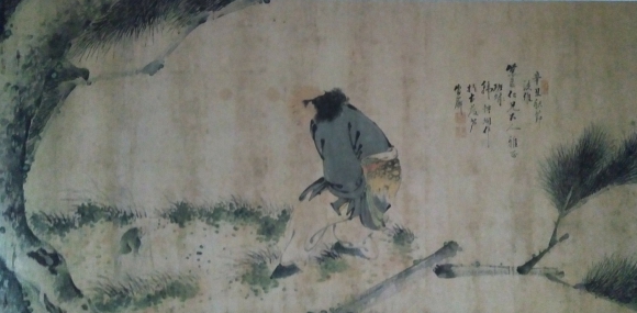 韩钟翊“刘海戏金蟾”横披