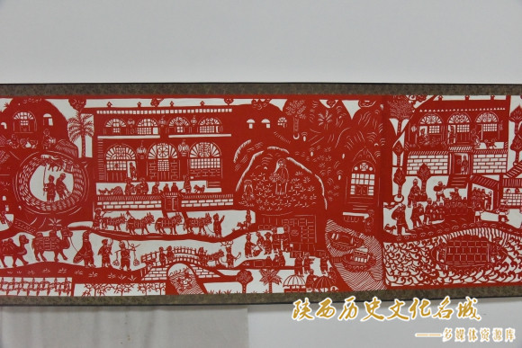 生活场景剪纸