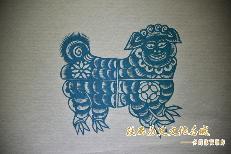 生肖剪纸-狗
