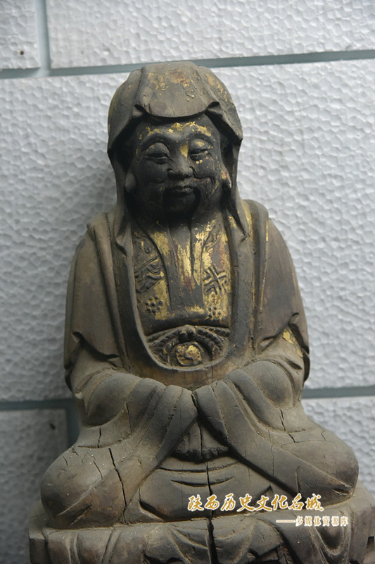 木雕慧可大师